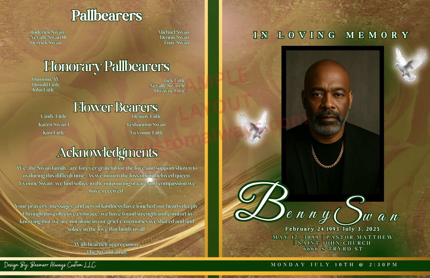 Freestyle Magazine Obituary Form Only