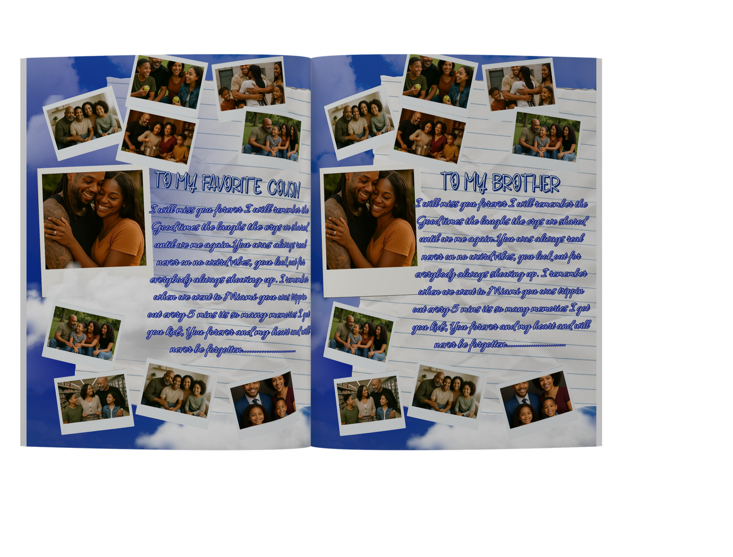 Magazine Obituary Design #12-12 Pages (Deluxe)