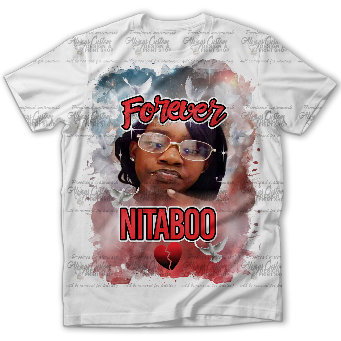 Half 3D T-Shirt