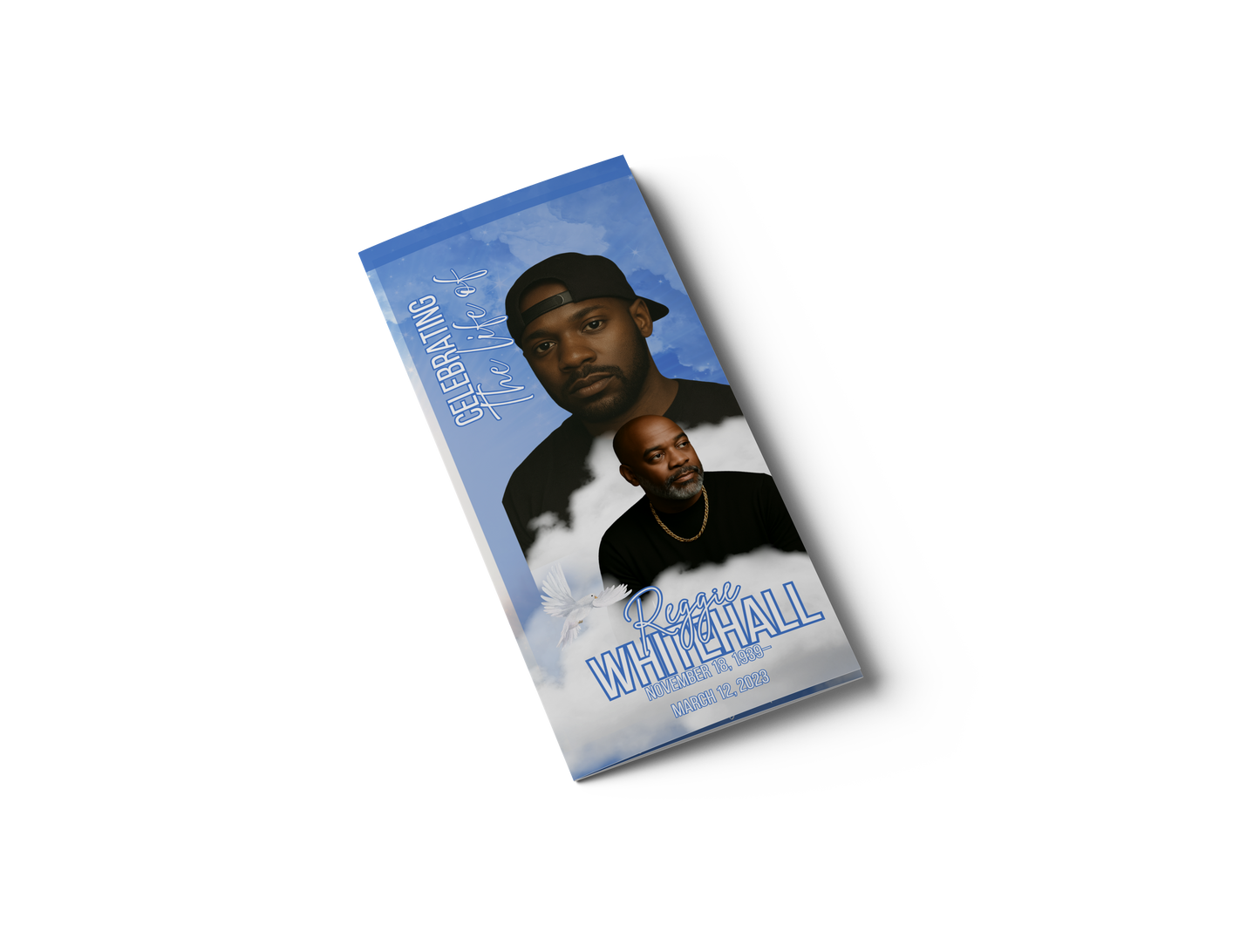 Trifold Obituary Design #3