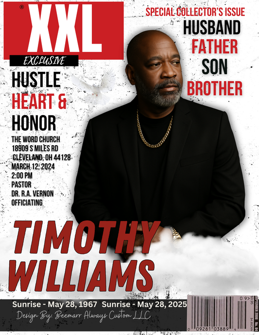 Freestyle Magazine Obituary Design (11x17)
