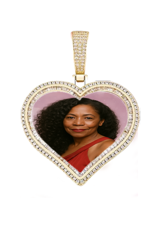Custom Pendant Necklace (Heart)