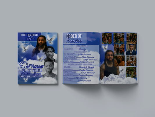 Magazine Obituary Design #12-12 Pages (Deluxe)