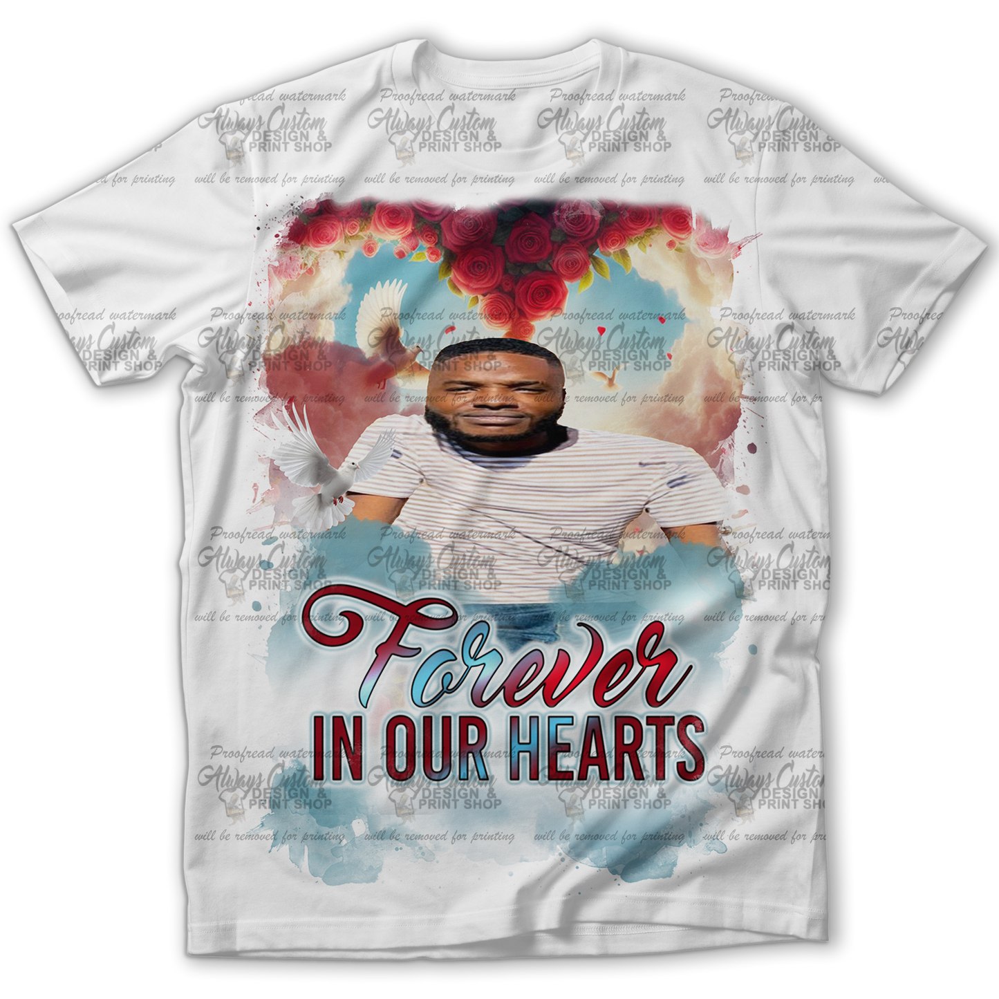 Half 3D T-Shirt